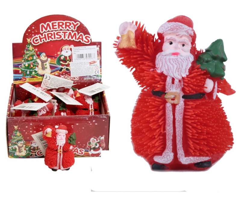 Антистрессовая игрушка - Дед Мороз со светом