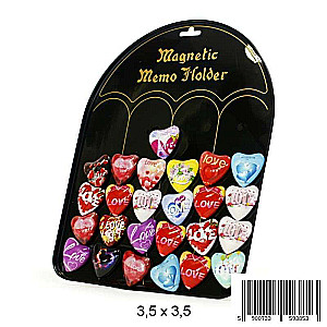 Suvenīru magnēti, maisījums VALENTINES DAY, 1gb.