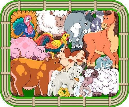 Zoopazls - Tracis fermā 14 detaļas.