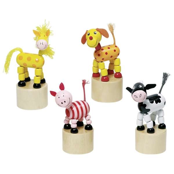 Деревянная игрушка  GOKI - танцующие домашние животные