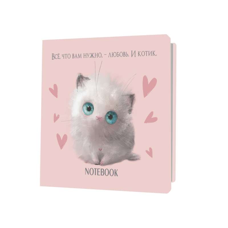 Notebook. Всё, что вам нужно - любовь. И котик розовый