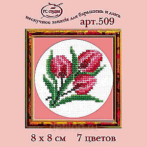 Izšūšanas komplekts - Tulpes
