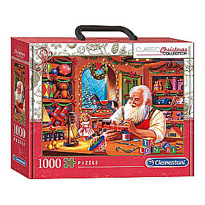 Puzle 1000 CLEMENTONI BRIEFCASE SANTA
