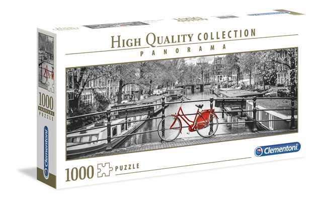 Puzle 1000 CLEMENTONI PANORAMA AMSTERDAM BICYCLE