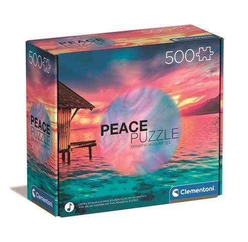 Puzle CLEMENTONI 500 PEACE Dzīvojot tagadnē
