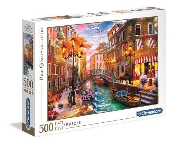 Puzle 500 CLEMENTONI SAULRIETS PĀRI VENECIJAI