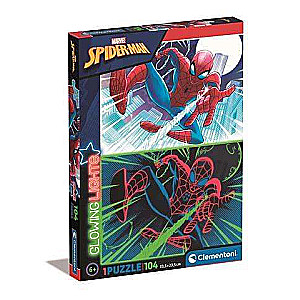 Puzle 104 CLEMENTONI GLOWING-MARVEL SPIDER