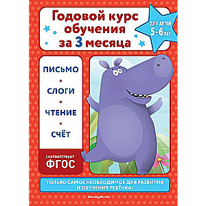 Gada kurss mācībām trīs mēnešos: bērniem 5-6 gadi