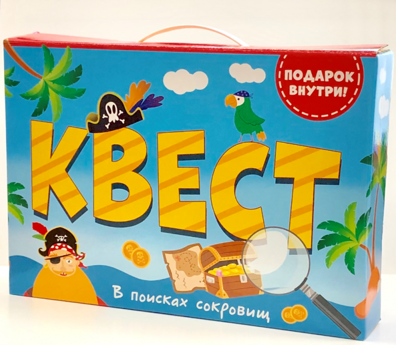 Galda spēle Kvests. Dārgumu meklējumos