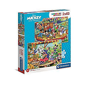 Puzle 2X60 CLEMENTONI Mickey un draugi