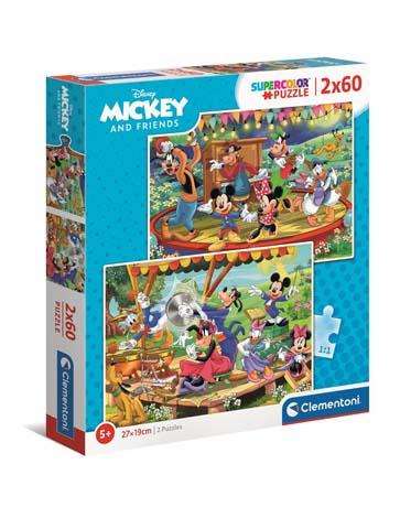 Puzle 2X60 CLEMENTONI Mickey un draugi