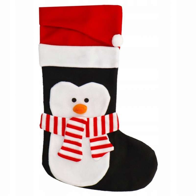 Рождественский носок Пингвин