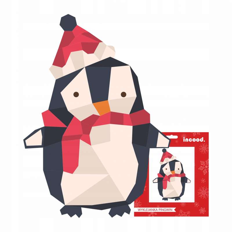 Рождественский набор для творчества коллаж Пингвин