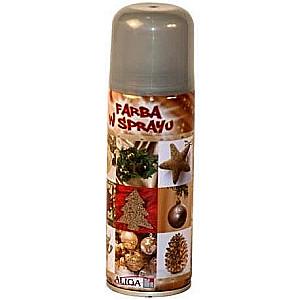Aerosols dekorēšanai 250ml Christmas Brilliant Spray sudrabs