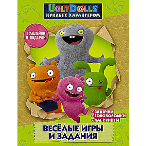 UglyDolls. Rūgti lelles. Jautras spēles un uzdevumi ar uzlīmēm