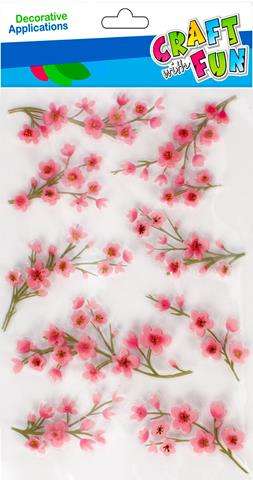 Декор-наклейка 10 шт. Ветки/цветы сакуры