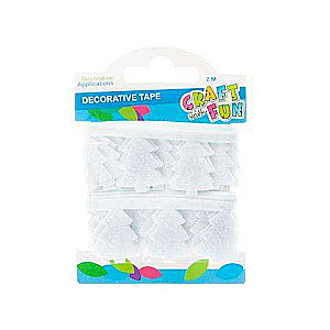 Ziemassvētku dekoratīvā lente Eglīte 2m/3cm, filcs