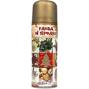 Aerosols dekorēšanai 250ml Christmas Brilliant Spray zelta