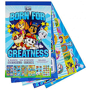 Bloks ar uzlīmēm 124 uzlīmes PAW PATROL