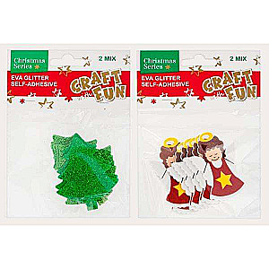 Ziemassvētku Dekors-uzlīme 2MIX filcs