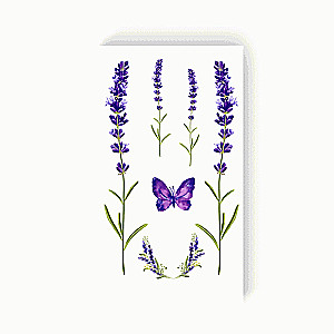 Tetovējums - vienreizēja uzlīme Lavanda 10,5x6cm