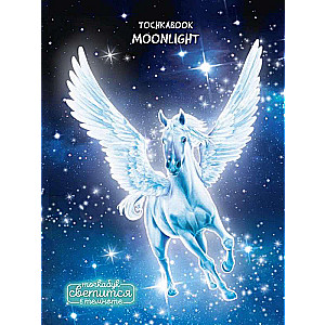 Tochkabook. Moonlight. Burvju pegass 72 lapas, kas spīd tumsā