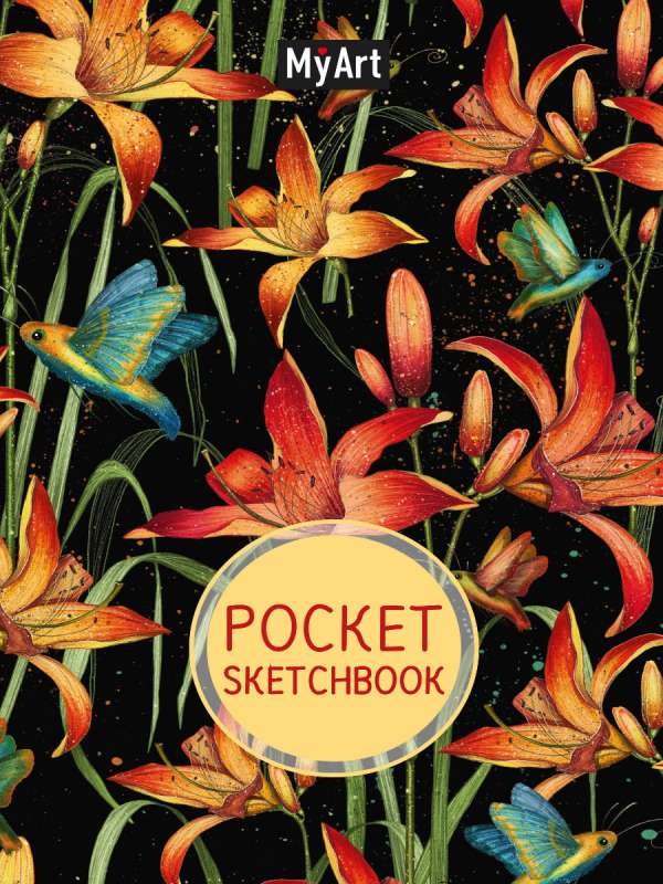 MyArt. Pocket Sketchbook. Lilijas 48 lapas