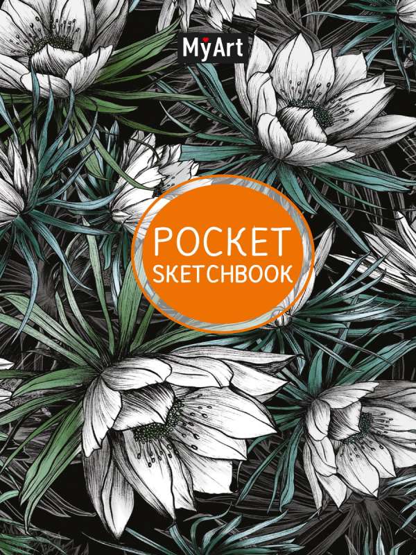 MyArt. Pocket Sketchbook. Naktī dārzs 48 lapas