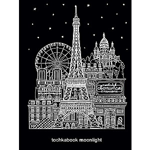 Tochkabook. Moonlight. Parīze 72 lapas, spīdošs tumsā