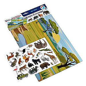 Magnētiskās stāsti - Safari-Zoo
