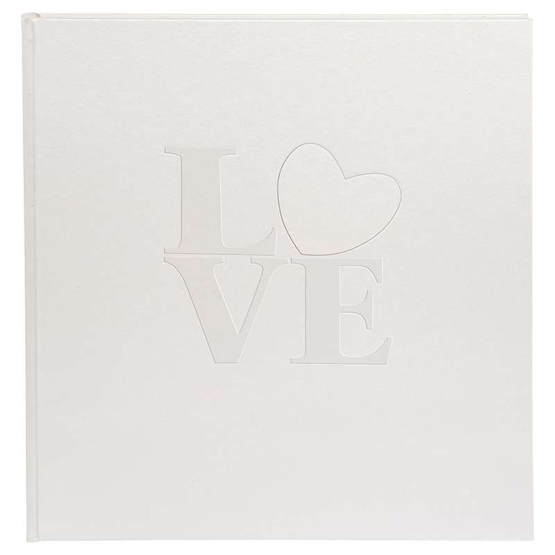 Fotoalbums 30x31cm 60lap. kāzu White Love