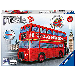 3D puzle Londonas autobuss, 216 daļas.