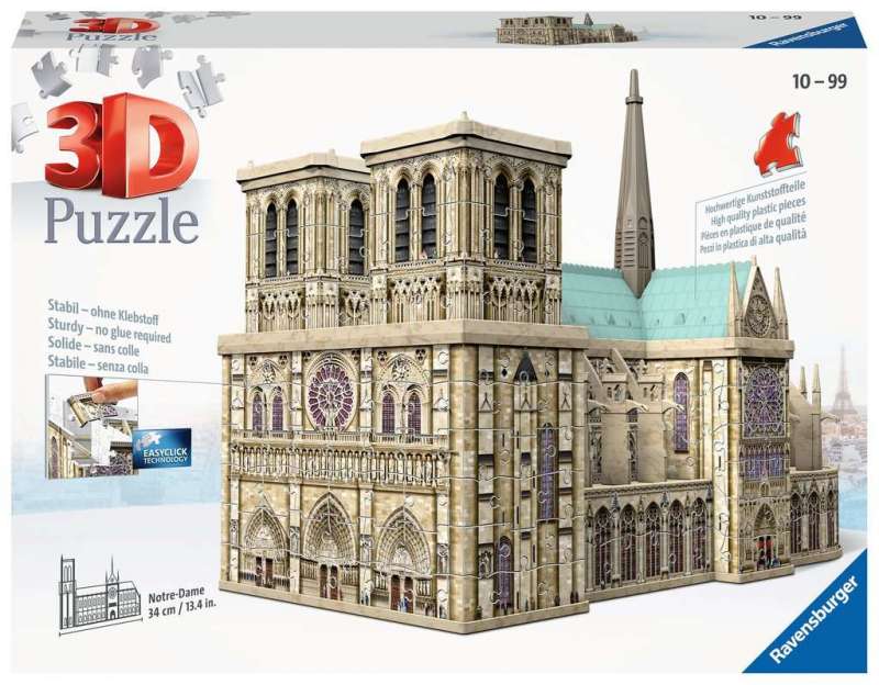 3D пазл Notre Dame