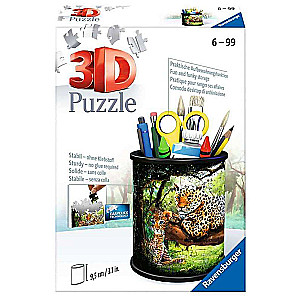 3D puzle Zīmuli turētājs Lielie kaķi