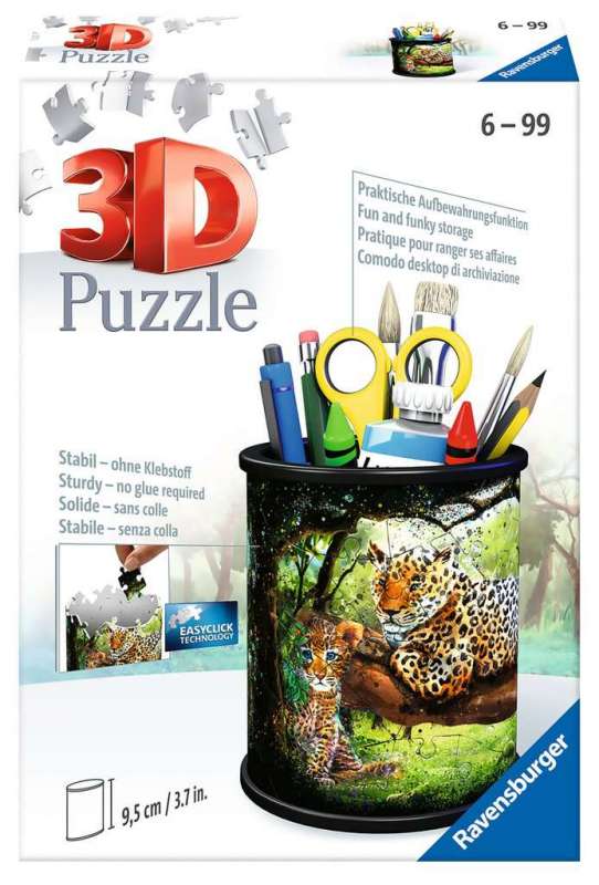 3D puzzle Zīmuļu turētājs Big Cats