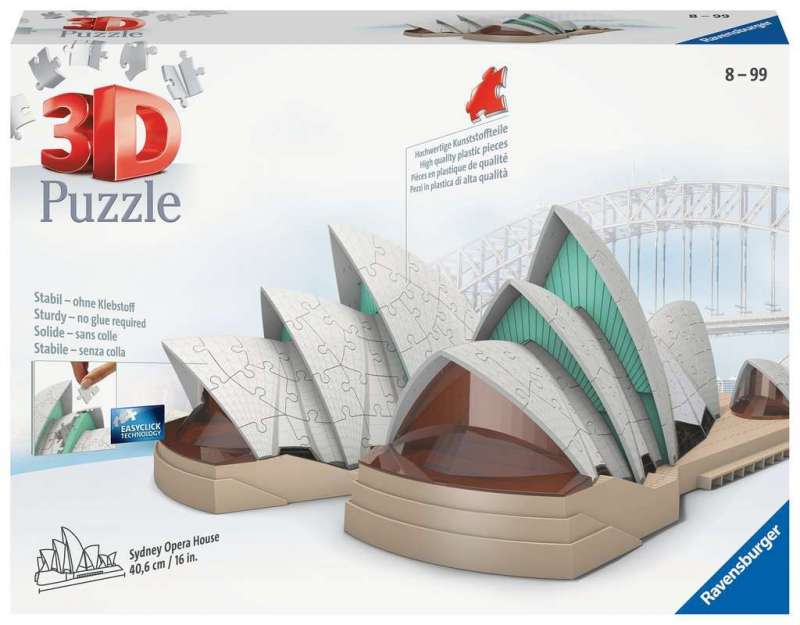 3D пазл Sydney Opera, 237 шт.