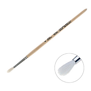 Kozas suku apaļa № 4 d-4 mm ; L-18 mm rokturis koks Calligrata