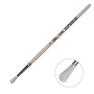 Kozas suku apaļa № 3 d-3 mm ; L-16 mm rokturis koks Calligrata
