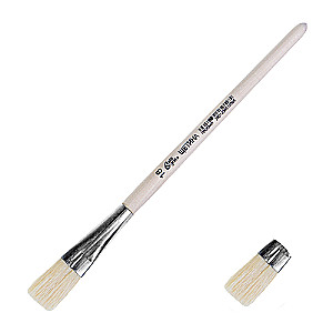 Klājs Šķiedra plakans №18 d-18 mm ; L-26 mm rokturis koks Calligrata