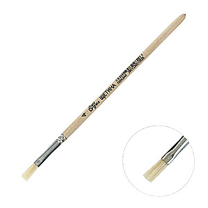 Klājs Šķiedra plakans № 4 d-4 mm ; L-12 mm rokturis koks Calligrata