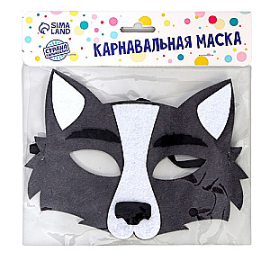 Karnavalā maska Vilcēns filcs