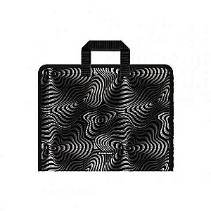 Plastmasas mapīte ar rāvējslēdzēju un rokturiem ErichKrause® Illusion, A4+