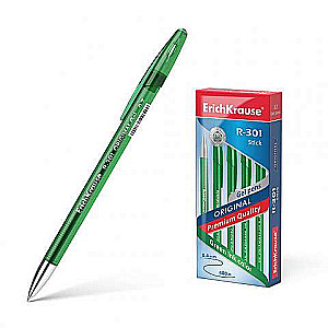 Gēla pildspalva ErichKrause® R-301 Original Gel Stick 0.5, tintes krāsa zaļa