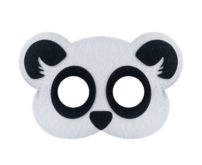 Filca maska - Panda, size 19 x 12 cm