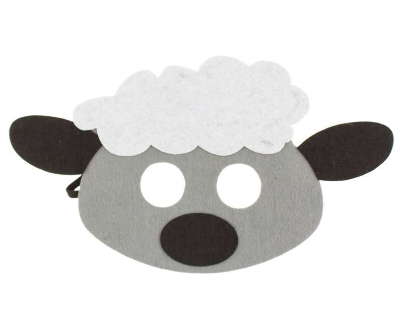 Filca maska Sheep, size 25 x 14 cm