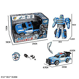 Konstruētājs-transformers MECHA POLICE CAR