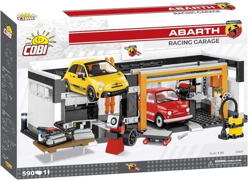 Конструктор - COBI Abarth Racing Garage, 590 деталей
