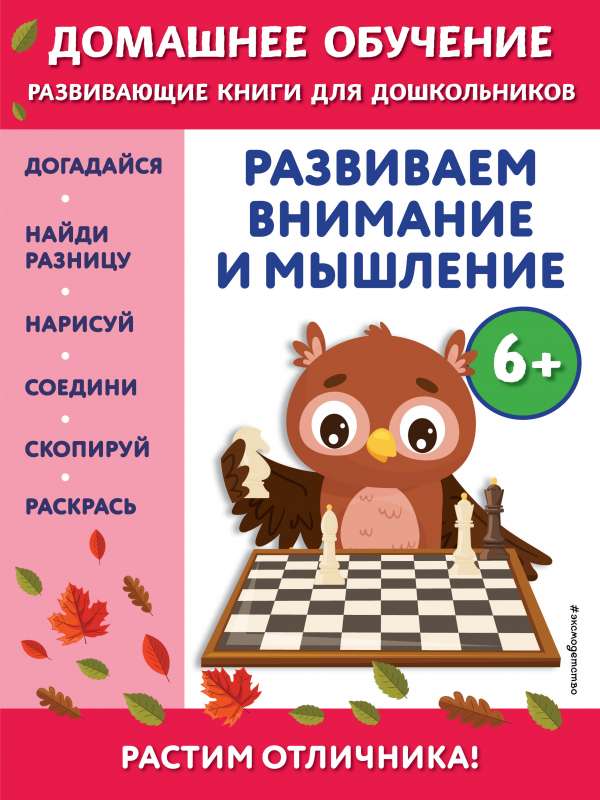 Attīstām uzmanību un domāšanu: bērniem no 6 gadiem