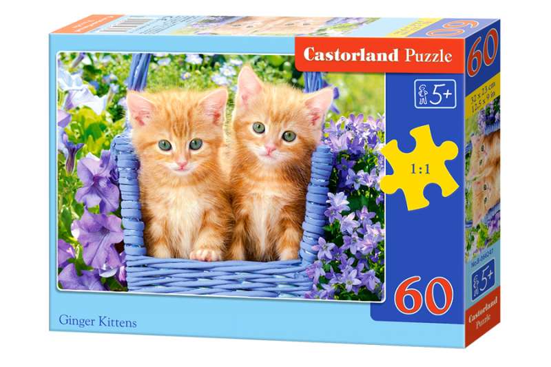 Puzle Ginger Kittens 60 gab.