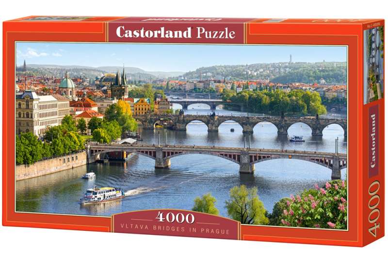 Puzle Vltava tilti Prāgā 4000 gab.